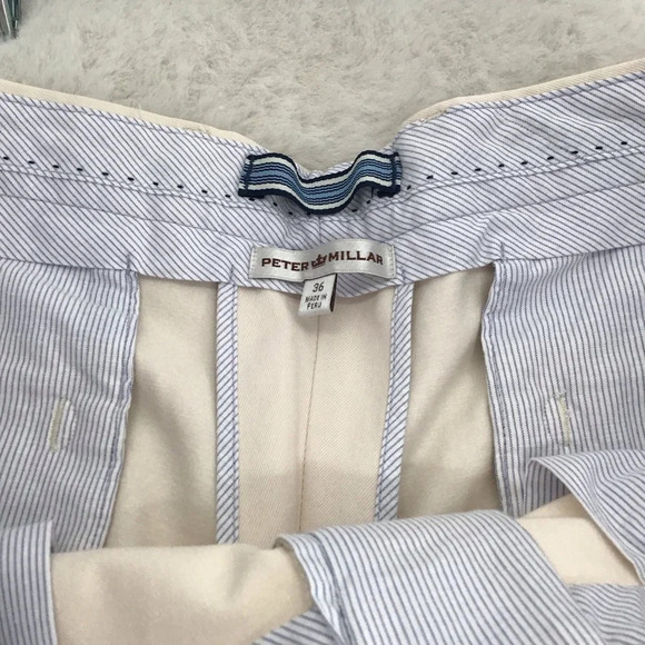 Peter Millar Men’s Winston Cotton Twill Golf Shorts Light Khaki Size 36 - Picture 6 of 7